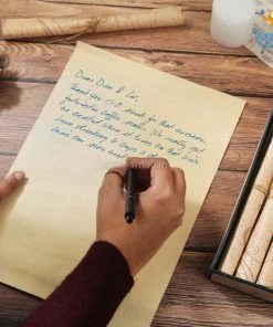 Ascetic Vintage Letters - Set Of 12 Scrolls All Of It