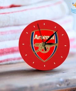 Bigsmall_cc Arsenal Wooden Table Clock