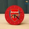Bigsmall_cc Arsenal Wooden Table Clock