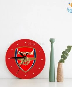 Bigsmall_cc Arsenal Wooden Table Clock