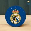 Bigsmall_cc Real Madrid Wooden Table Clock