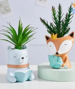 Bigsmall_hmk New Cute Animal Planter