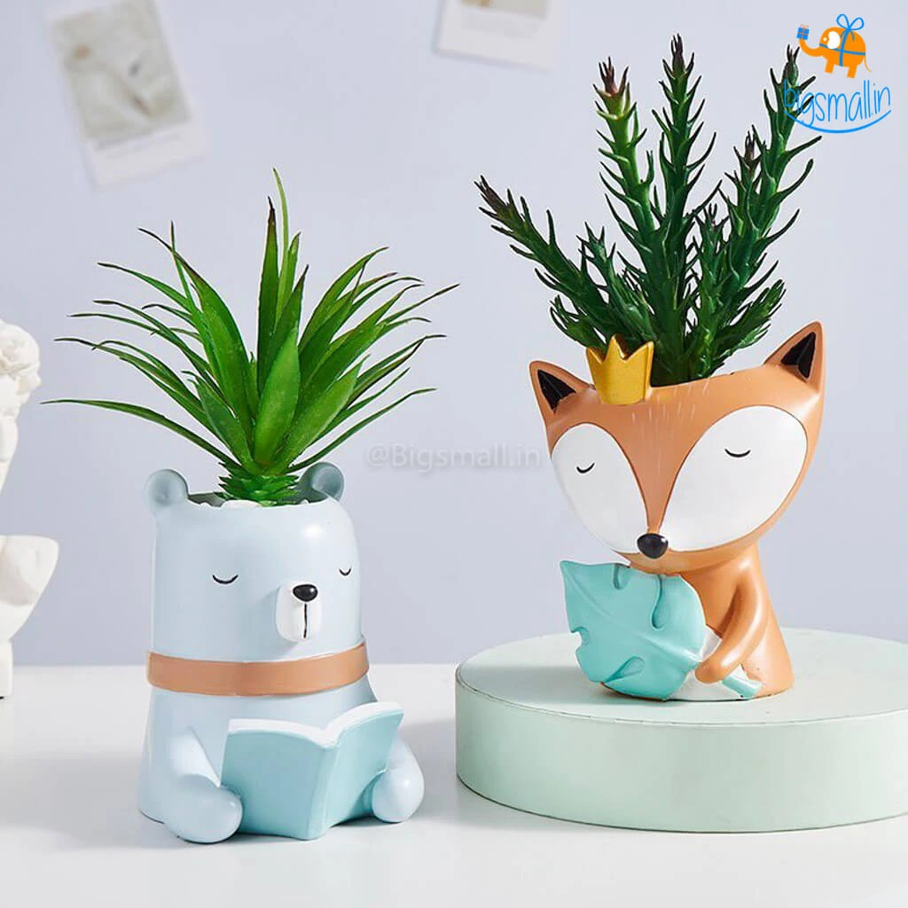 Bigsmall_hmk New Cute Animal Planter