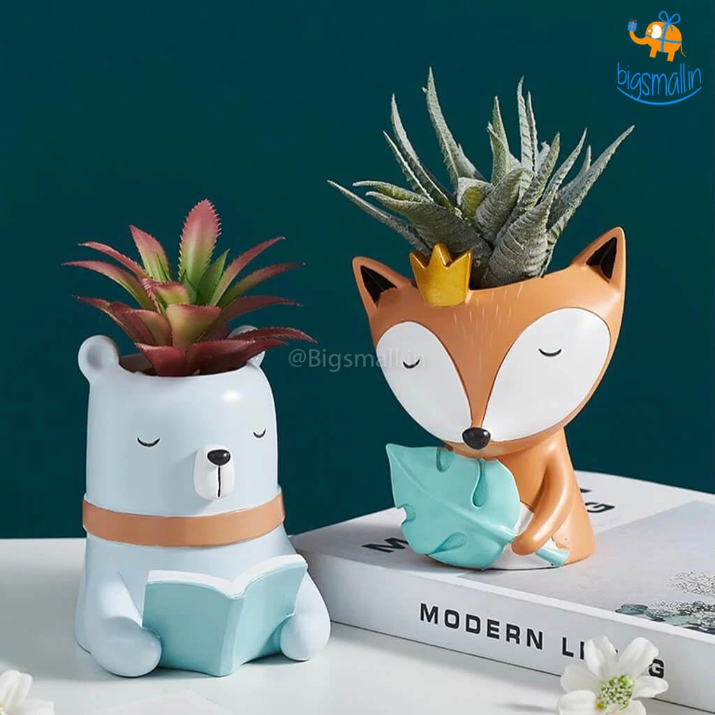 Bigsmall_hmk New Cute Animal Planter