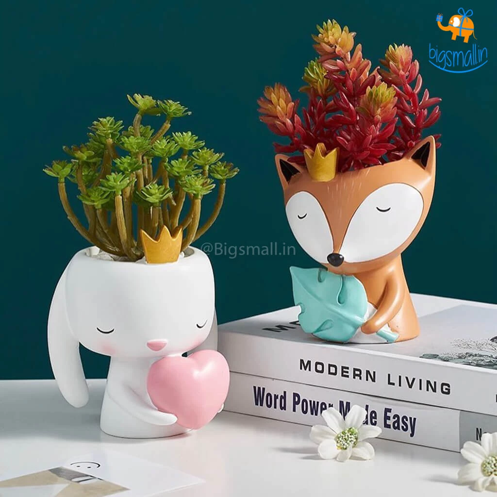Bigsmall_hmk New Cute Animal Planter