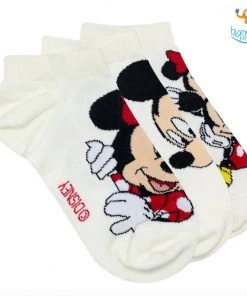 Balenzia New Mickey Mouse & Mini Mouse Socks - Pack Of 3