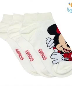Balenzia New Mickey Mouse & Mini Mouse Socks - Pack Of 3