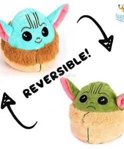 Big Daddy Baby Yoda Mood Reversible Plush Toy All Of It