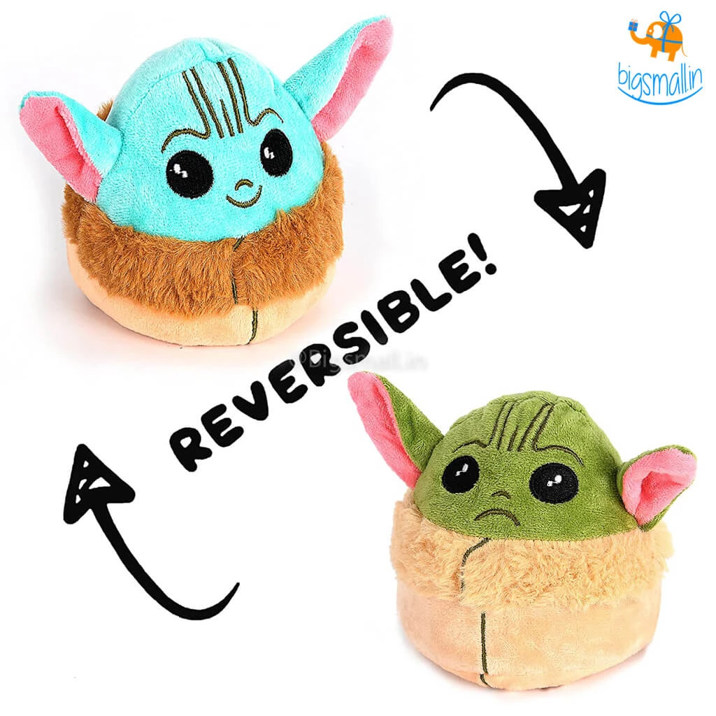 Big Daddy Baby Yoda Mood Reversible Plush Toy All Of It