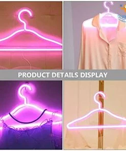 Bigsmall_hmk Clothes Hanger LED Neon Lamp