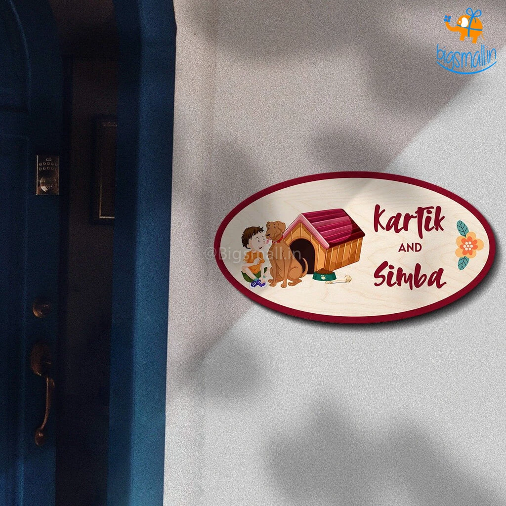Chitra Chaya Personalized Kid & Pet Name Plate | COD Not Available