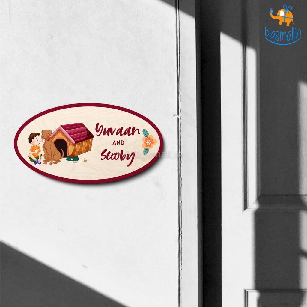 Chitra Chaya Personalized Kid & Pet Name Plate | COD Not Available