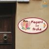 Chitra Chaya Personalized South Indian Couple Name Plate | COD Not Available