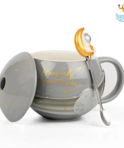 Big Daddy Astro Moon Mug With Lid & Spoon Father's Day