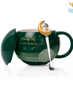Big Daddy Astro Moon Mug With Lid & Spoon Father's Day