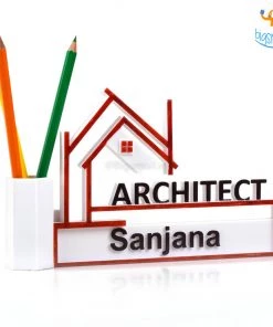 Isagon Personalized Architect Pen Stand Father's Day