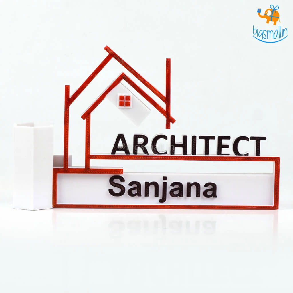 Isagon Personalized Architect Pen Stand Father's Day