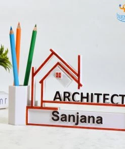 Isagon Personalized Architect Pen Stand Father's Day