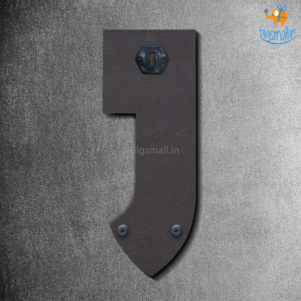 Bigsmall_cc Father's Day Juventus Engraved Wooden Crest