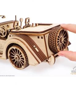Ugears Roadster VM-01 Mechanical Puzzle All Of It