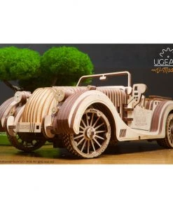 Ugears Roadster VM-01 Mechanical Puzzle All Of It