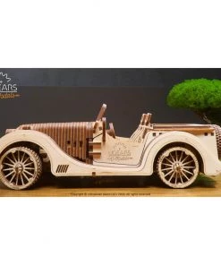 Ugears Roadster VM-01 Mechanical Puzzle All Of It