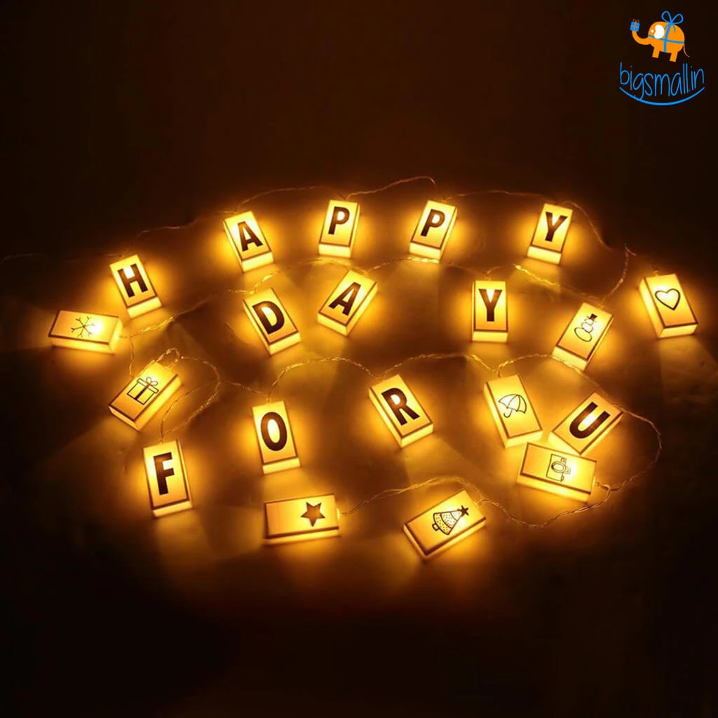 Bigsmall_hmk All Of It Letter Light Box LED String Light