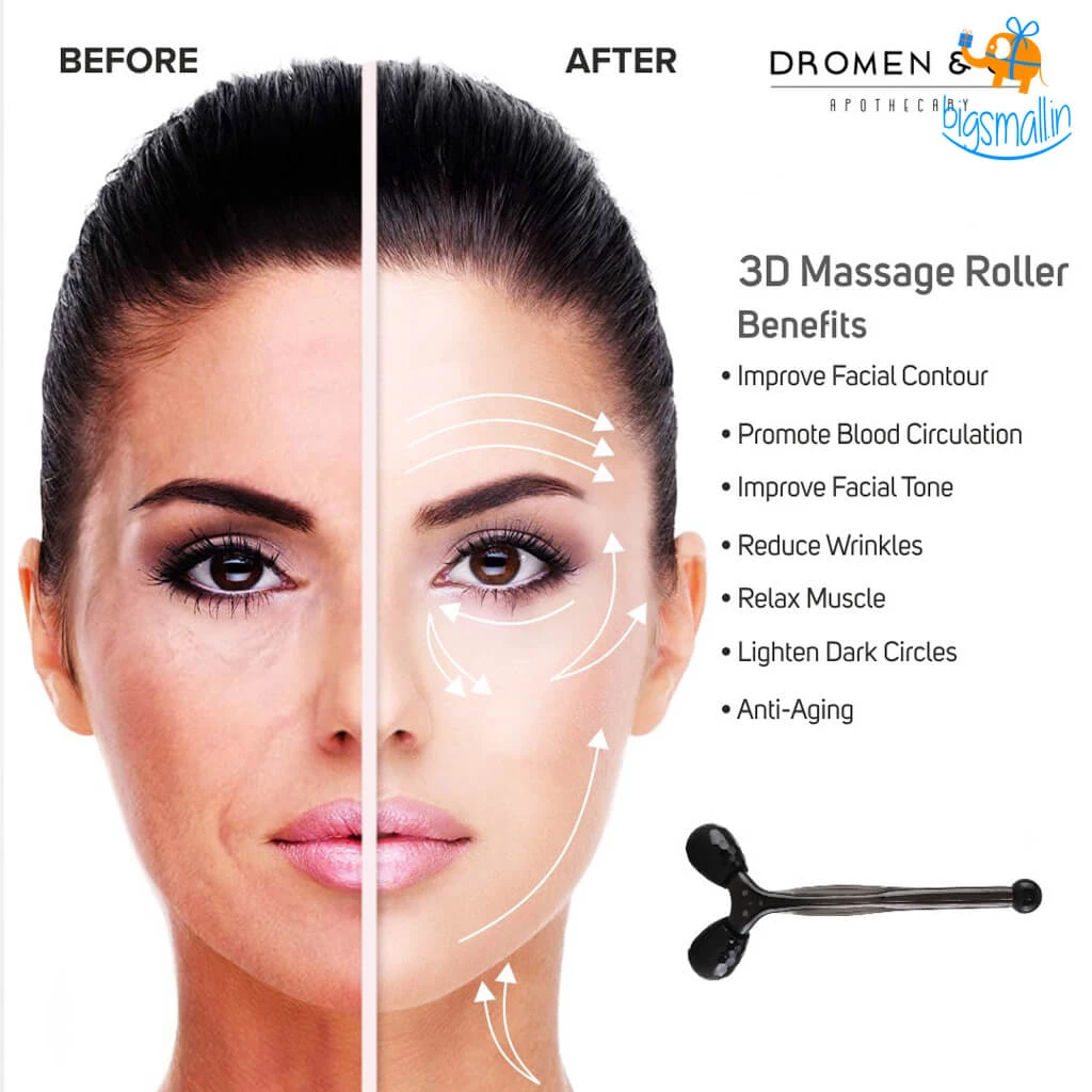 Dromenco 3D Face Massage Roller All Of It