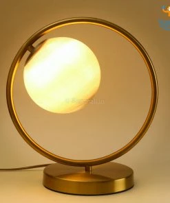 AmyLi 3D Glass Planet Table Lamp