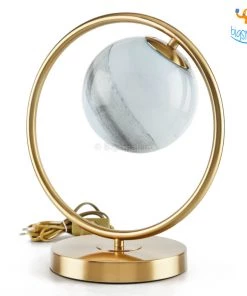 AmyLi 3D Glass Planet Table Lamp