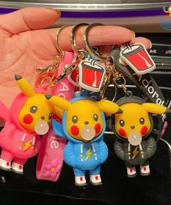 Bigsmall_hmk Cool 3D Pikachu Keychain All Of It