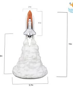 Bigsmall_hmk 3D Rocket Table Lamp