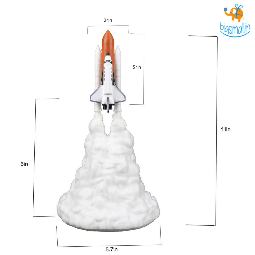 Bigsmall_hmk 3D Rocket Table Lamp