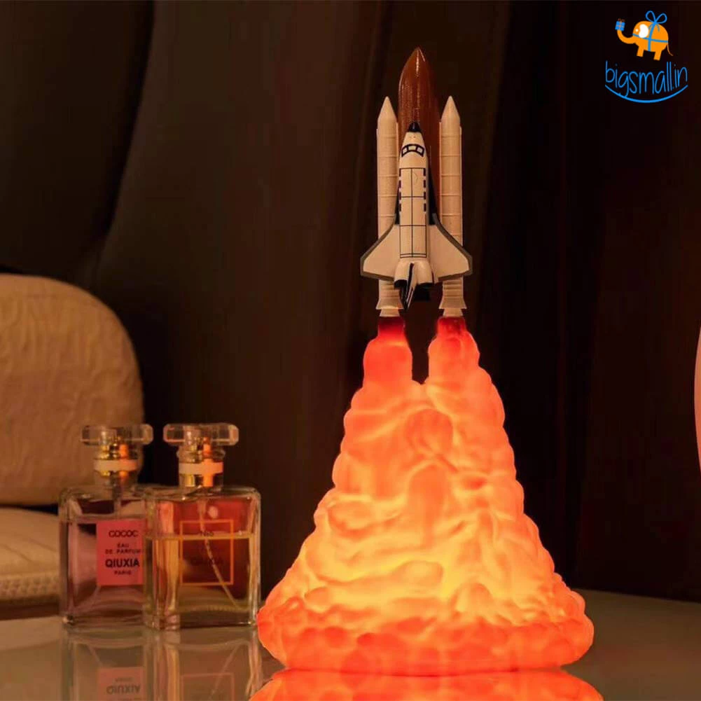 Bigsmall_hmk 3D Rocket Table Lamp
