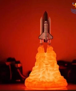 Bigsmall_hmk 3D Rocket Table Lamp