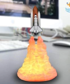 Bigsmall_hmk 3D Rocket Table Lamp