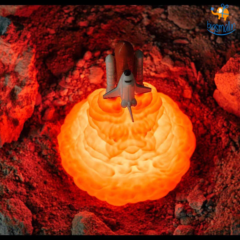 Bigsmall_hmk 3D Rocket Table Lamp