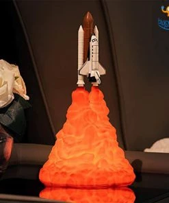 Bigsmall_hmk 3D Rocket Table Lamp
