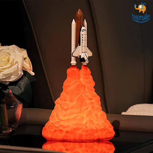 Bigsmall_hmk 3D Rocket Table Lamp