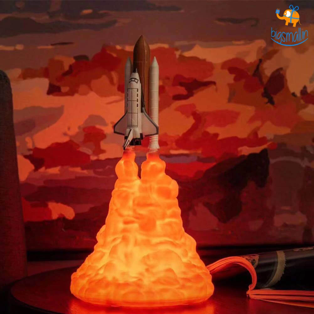 Bigsmall_hmk 3D Rocket Table Lamp