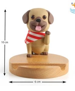 AmyLi 3D Wooden Doggo Mobile Stand