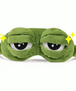 VinnyC 3D Plush Frog Eye Mask
