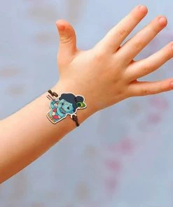 Bigsmall_cc Krishna Wooden Rakhi