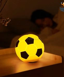 Bigsmall_hmk Football Silicone Night Light Lamp