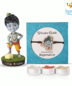 Bigsmall All Of It Krishna Rakhi Gift Set