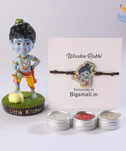 Bigsmall All Of It Krishna Rakhi Gift Set