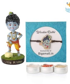 Bigsmall All Of It Krishna Rakhi Gift Set