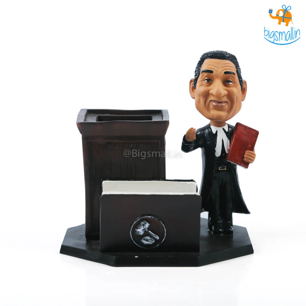 WowHeads Lawyer Desk Stationery Holder Father's Day