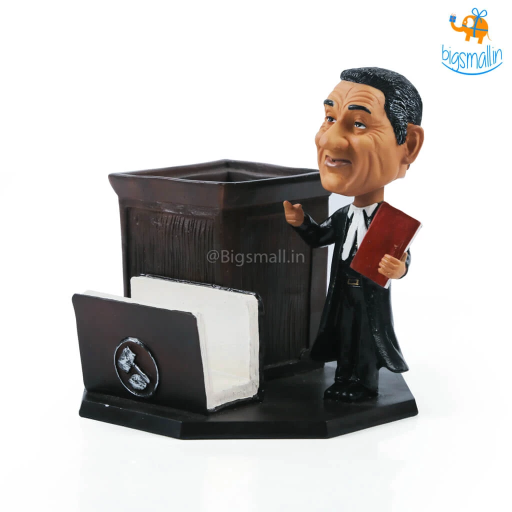 WowHeads Lawyer Desk Stationery Holder Father's Day