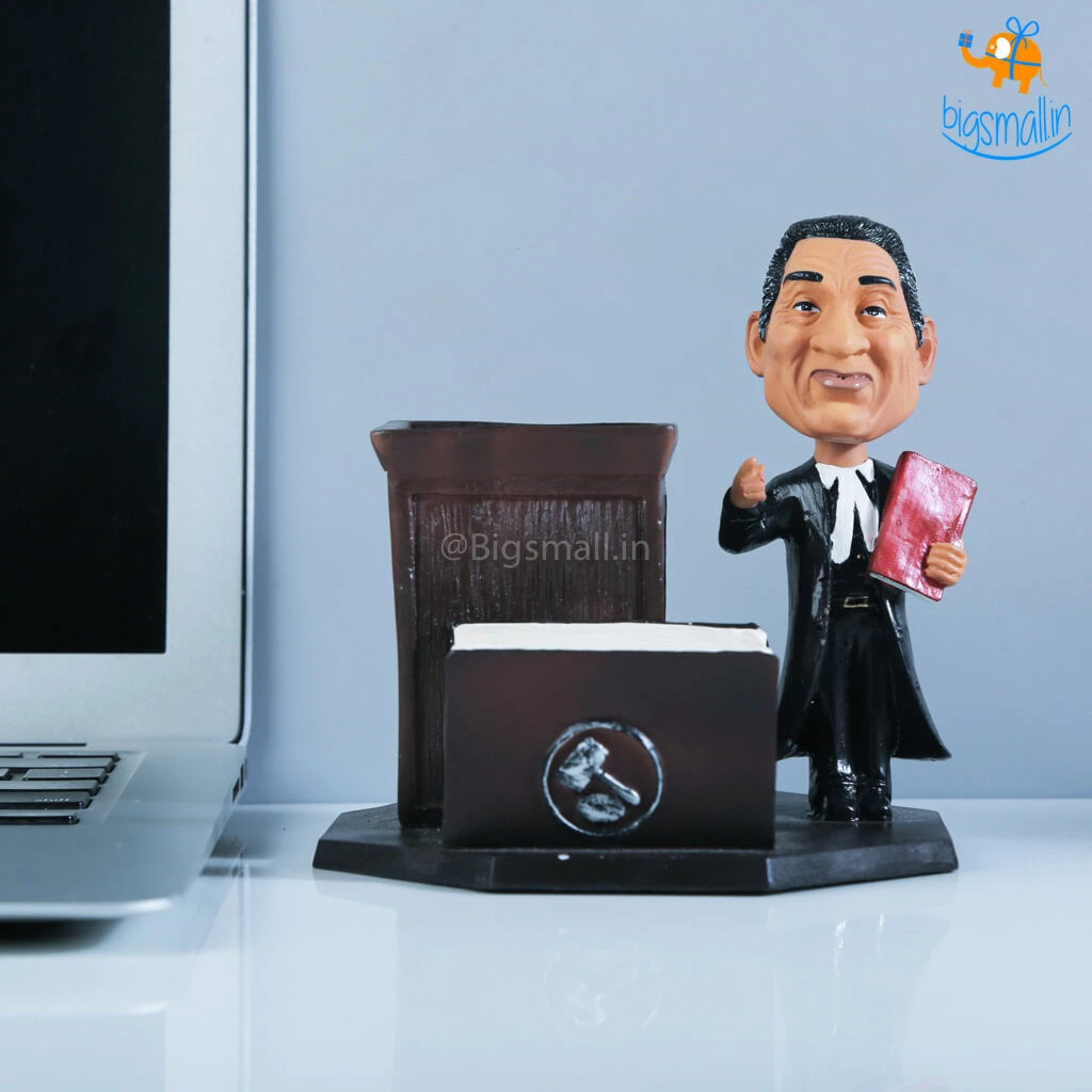 WowHeads Lawyer Desk Stationery Holder Father's Day